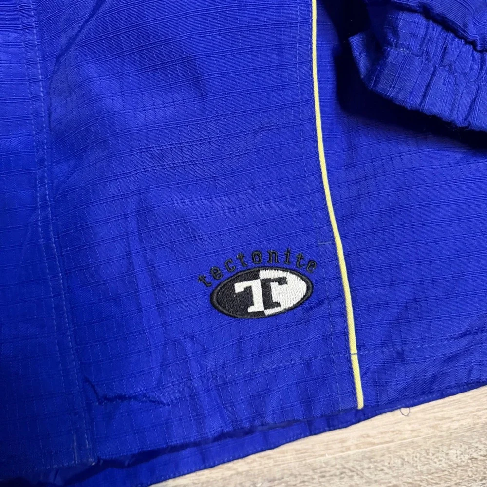 Columbia Tectonite Ski Jacket Blue Neon Yellow Vintage 90s Youth XL 18/20